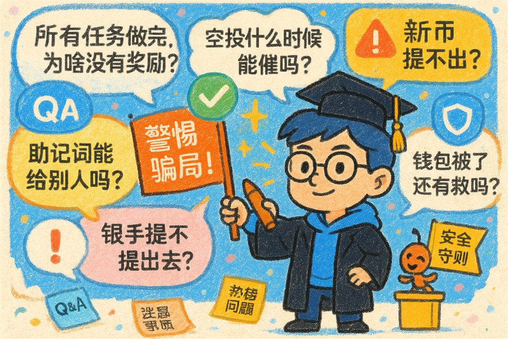 图片[2]-撸空投教程  第7章：常见问题答疑 & 新手成长路径（高频Q&A + 经验总结）-asfk