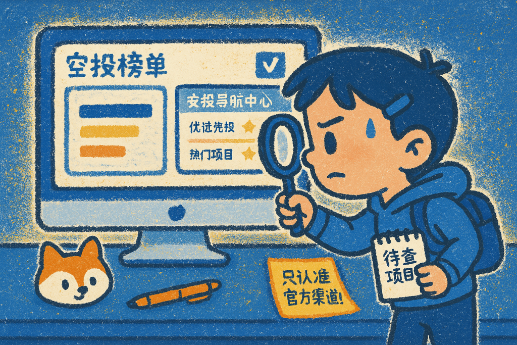 钱包进化史:左边是支付宝/微信钱包,中间“进化箭头”,右边狐狸头钱包,小明欢快举起新钱包